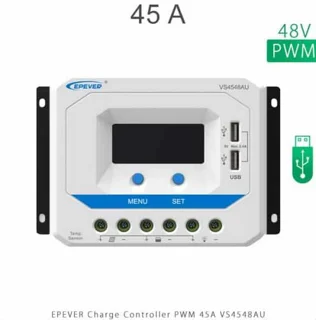 شارژ کنترلر 45A و 48V مدل VS4548AU سری PWM برند EPEVER