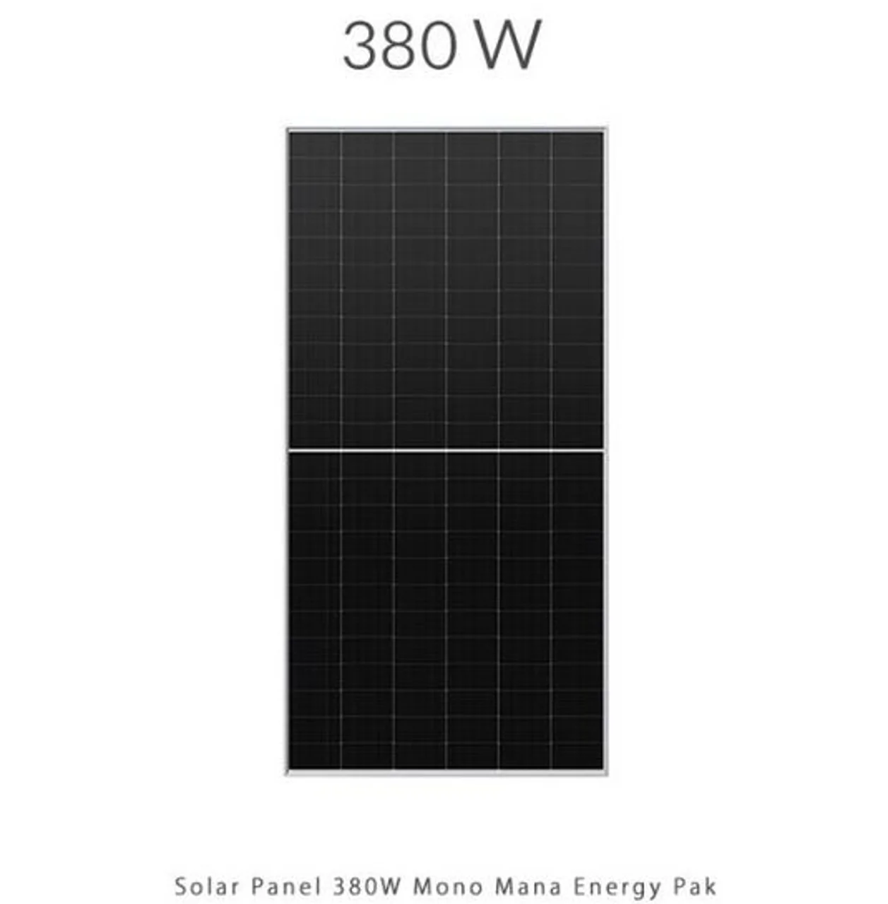 پنل خورشیدی 380 وات مونو کریستال برند مانا انرژی پاک