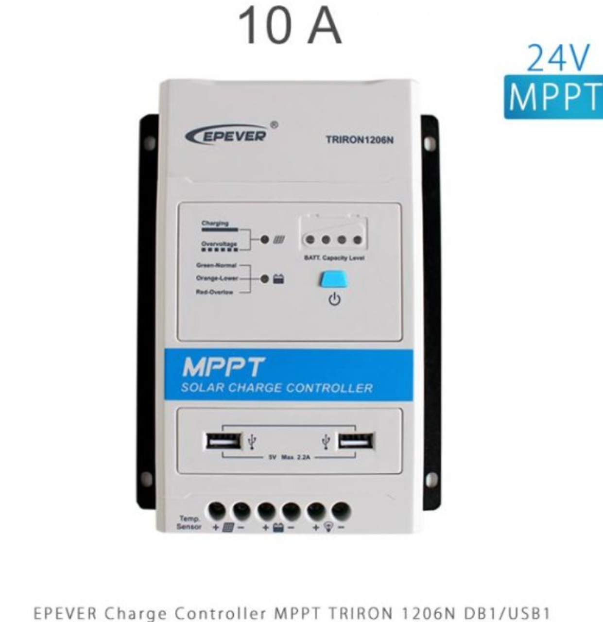 شارژ کنترلر 10A و 24V سری MPPT مدل TRIRON 1206N برند EPEVER