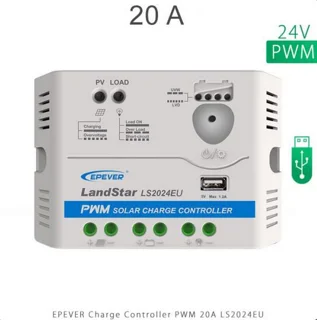 شارژ کنترلر 20A و 24V مدل LS2024EU سری PWM برند EPEVER