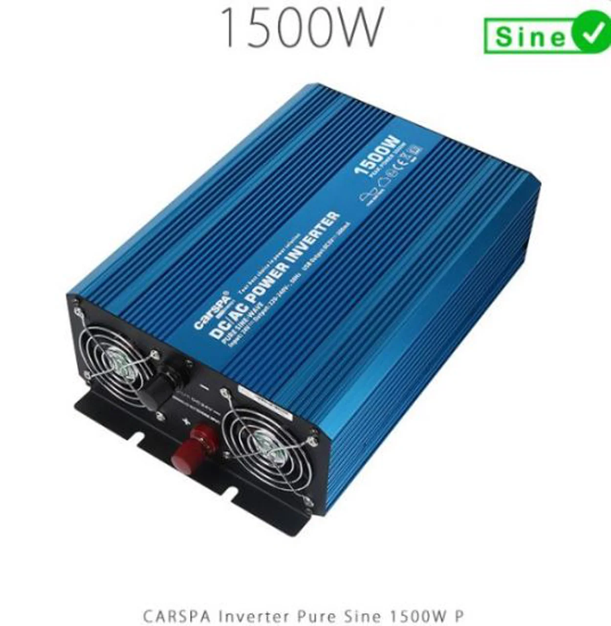 اینورتر سینوسی 1500 وات مدل P1500 برند CARSPA سری P