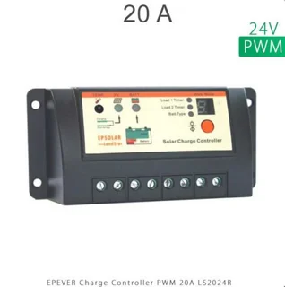 شارژ کنترلر 20A و 24V مدل PWM سری LS2024R برند EPEVER