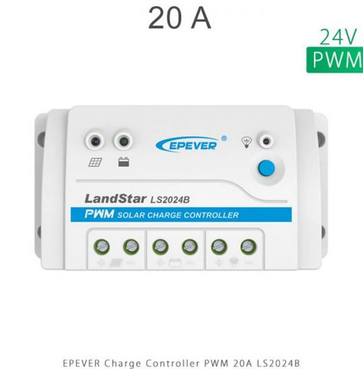 شارژ کنترلر 20A و 24V مدل PWM سری LS2024B برند EPEVER
