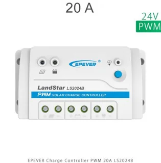 شارژ کنترلر 20A و 24V مدل PWM سری LS2024B برند EPEVER