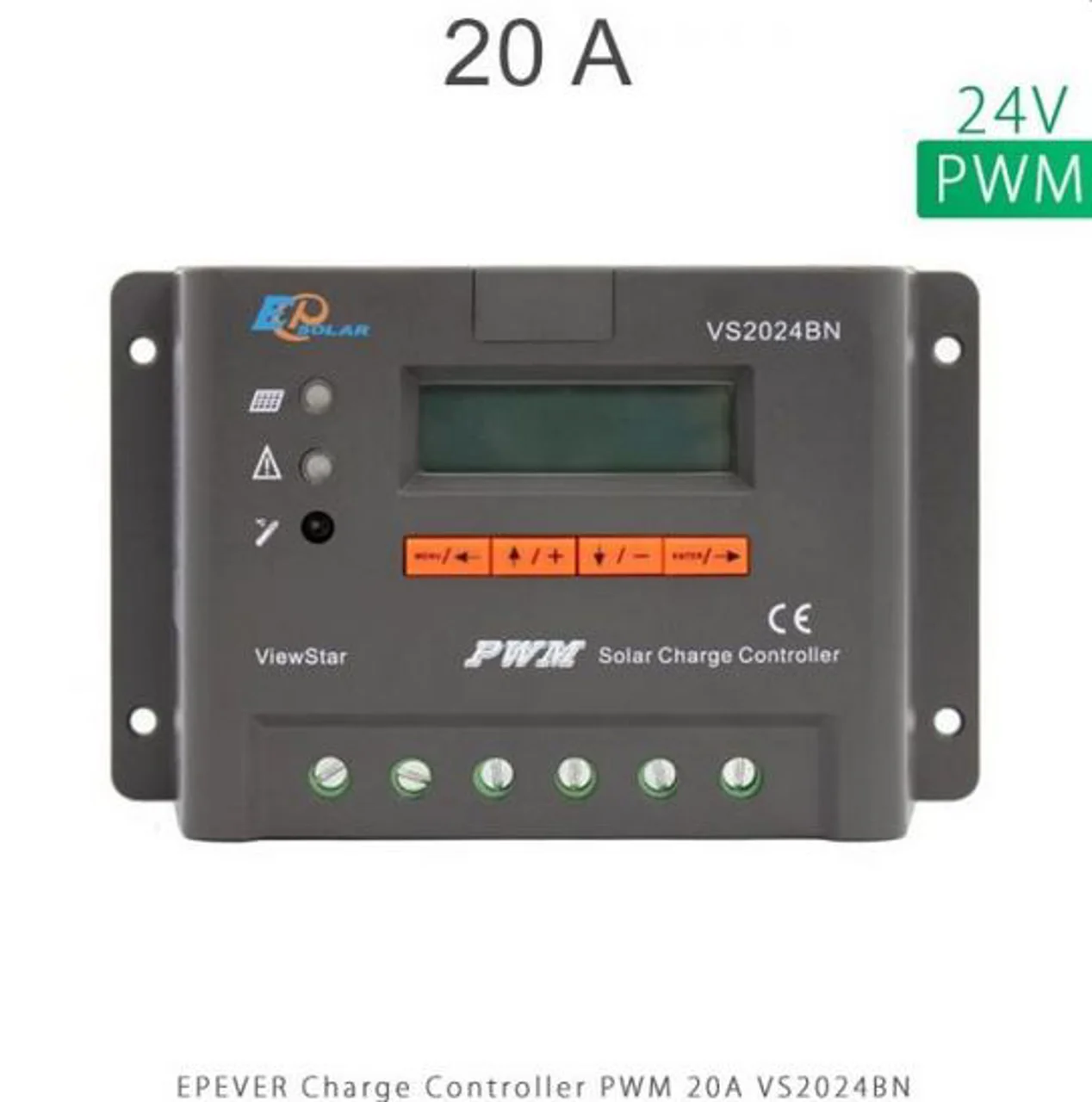 شارژ کنترلر 20A و 24V مدل VS2024BN سری PWM برند EPEVER