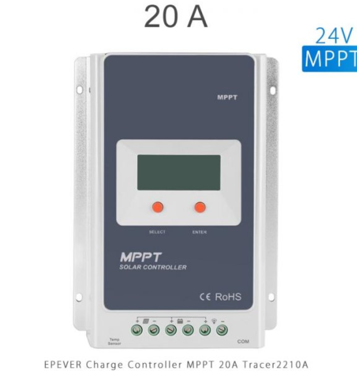 شارژ کنترلر 20A و 24V سری MPPT مدل Tracer2210A برند EPEVER