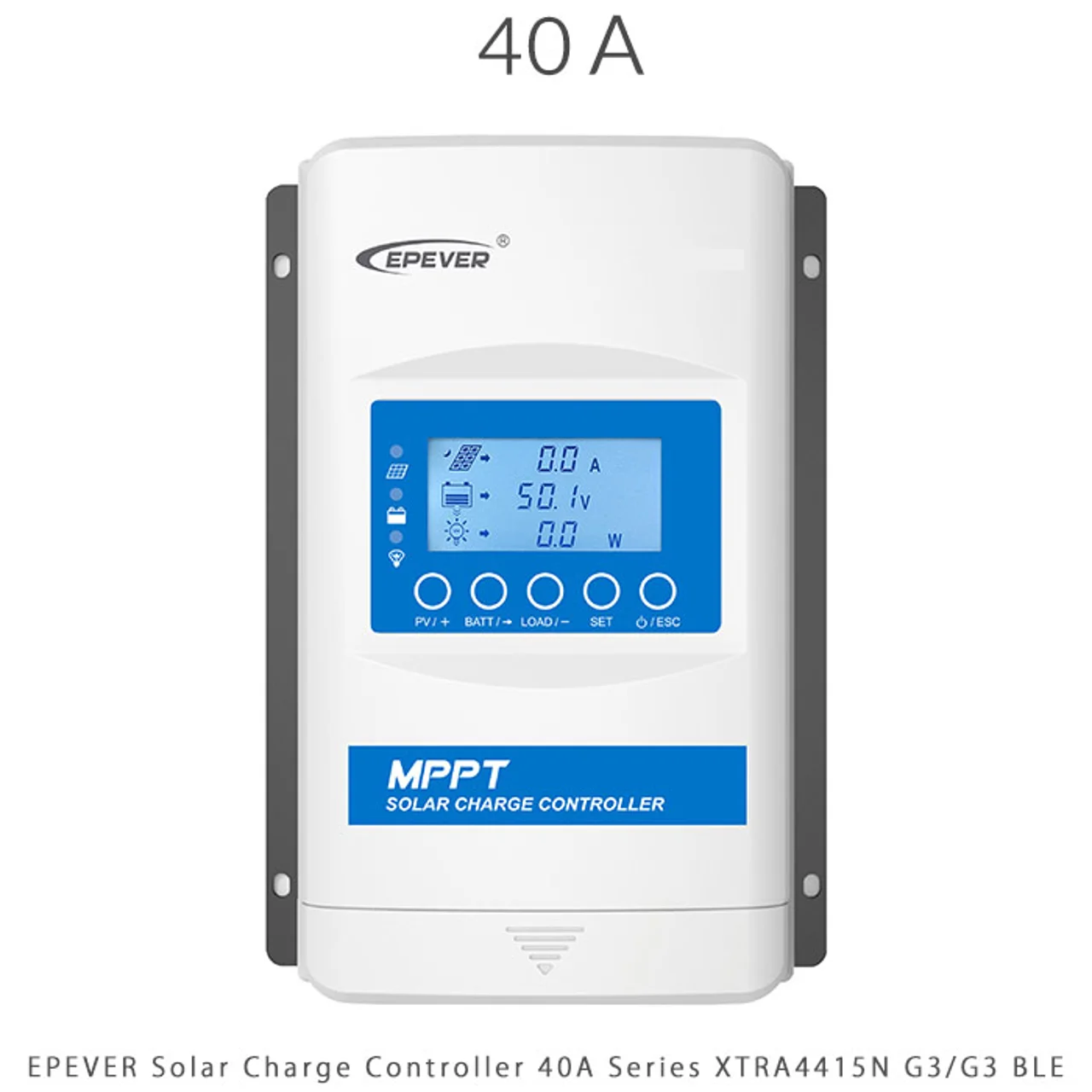 شارژ کنترلر 40 آمپر 12/24/36/48 ولت MPPT مدل XTRA4415N G3/G3 BLE برند EPEVER